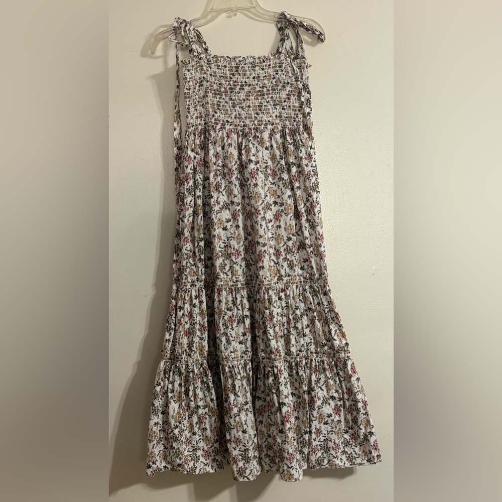 OPI Floral Print Cara Midi Dress